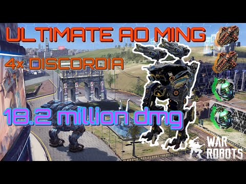 WAR ROBOTS UE AO MING DISCORDIA VS BEDWYR FLAMES 18.2M DAMAGE