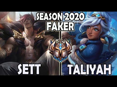 T1 Faker SETT vs TALIYAH [ Mid ] Lol Ranked Korea
