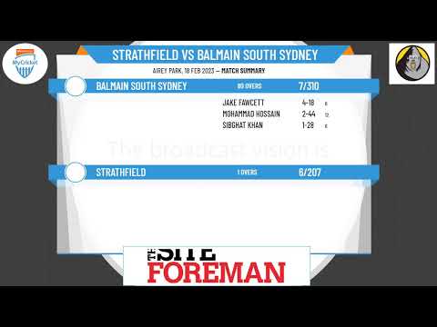 Sydney Shires Competition - First Grade (The RB Clark Cup)-Strathfield v Balmain South Sydney- Day 2
