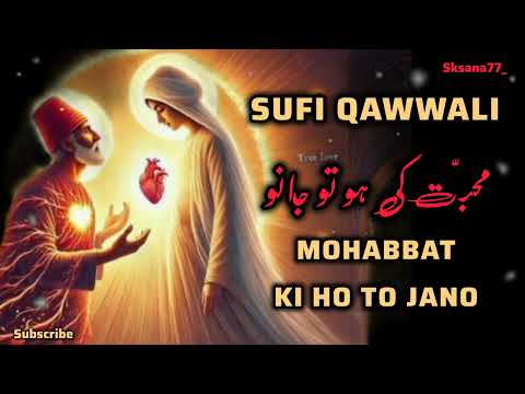 Mohabbat Ki Ho To Jano | Sufi Qawwali | Sufiyana Kalam | Sufism | 2025 | Sksana77_#sufism#youtube