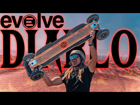 THE BEST ELECTRIC SKATEBOARD EVER?!  Evolve Skateboards Diablo