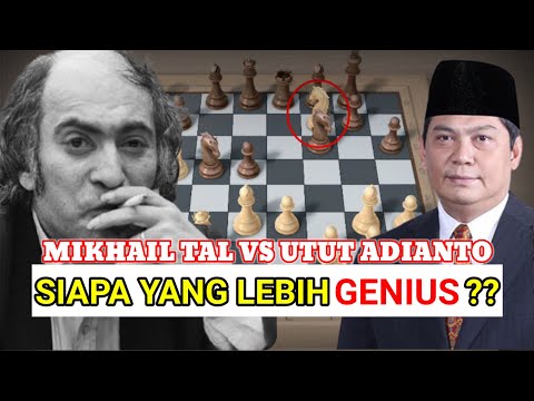 utut adianto vs mikhail tal | adu taktik pecatur genius |