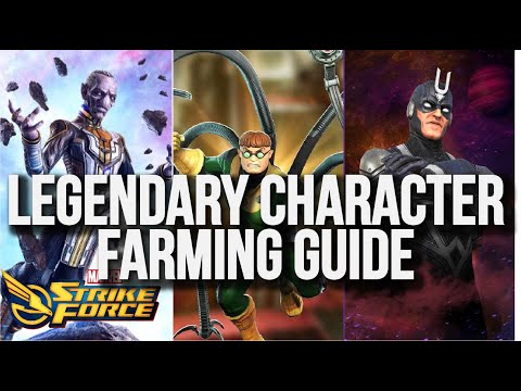 Legendary Character Farming Guide ∣ Marvel Strike Force