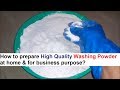 Detergent Washing Powder Making Formula