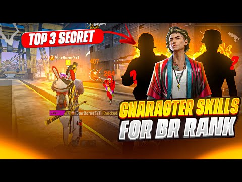 SECRET ( BR-RANK ) CHARACTER SKILL COMBINATION 🚀 || BEST CHARACTER SKILL COMBO 2026 🔥