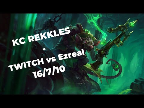 KC REKKLES - Bot Lane - TWITCH vs Ezreal - S12 | Patch 12.12 - Replay