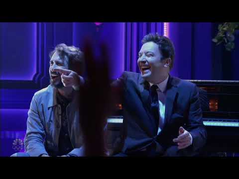 Joseph Gordon Levitt performing Firework in the style of The Cure