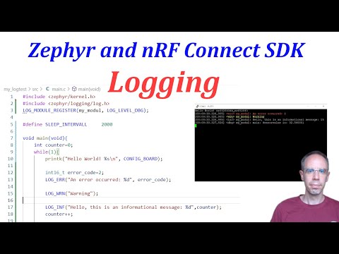 Zephyr and nRF Connect SDK: Logging