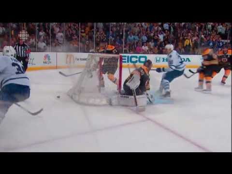 Tuukka Rask vs Matt Frattin Series Changing Moment  Game 7 May 13 2013