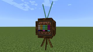 how to make a TV in minecraft