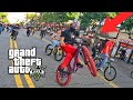 BIGGEST RIDEOUT IN LOS ANGELES GTA V IRL