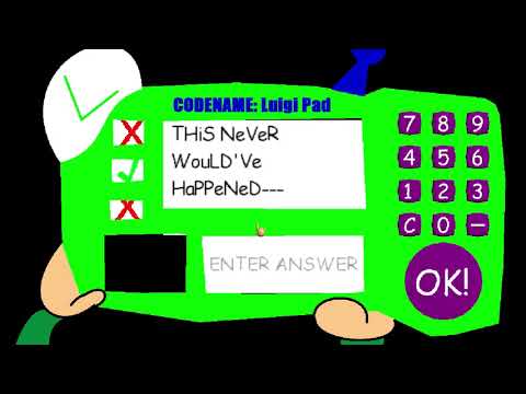 Luigi's Basics: Into The Sewers (Version 2) - (Baldi's Basics V1.4.1 Mod)