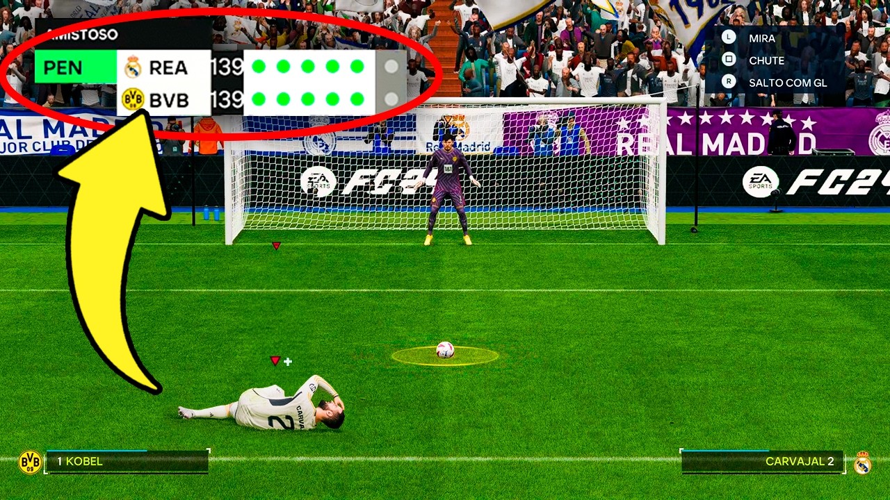 O que acontece se você marcar *MAIS DE 100 GOLS* em uma *DISPUTA DE PÊNALTIS* no EA FC 24?!