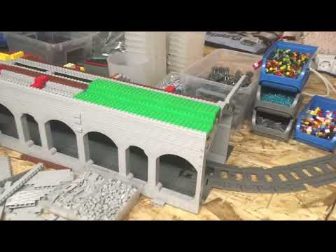 Stadt Update (115)Umbau der Tunnel Module und ein Einblick unter die Tisch Platte, behind the scenes