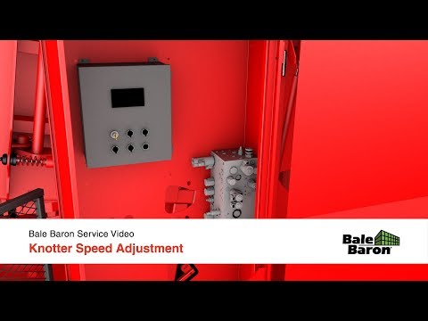 Marcrest Service Video - Knotter Speed Adjustment