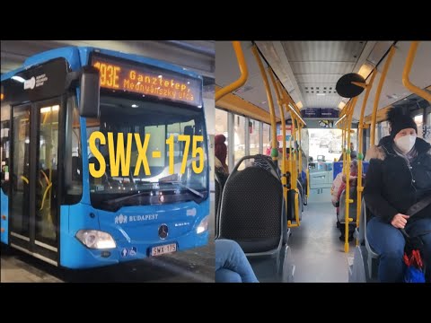 Utazás egy minden tekintetben vegyes Mercedes Citaro C2-essel (SWX-175) a 193E-n