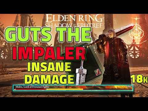 The ULTIMATE Strength Bleed Build | GUTS the Impaler | Elden Ring #shadowoftheerdtree