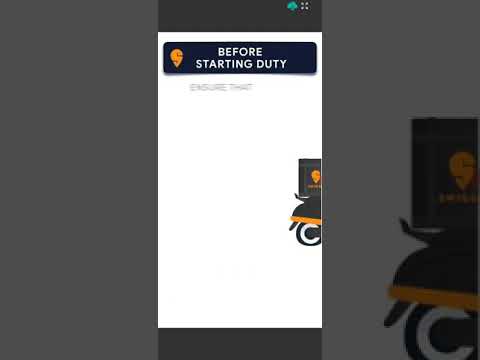 Part of a video titled Swiggy Delivery Partner App Training - YouTube