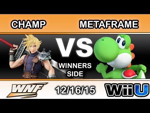 WNF S4E9 – 2GG SCB | Champ (Cloud) Vs. MetaFrame (Yoshi) Winners Side - Smash Wii U