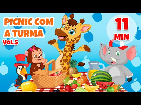 Picnic com a Turma da Giramille Vol. 5 - Giramille 11 min | Desenho Animado Musical