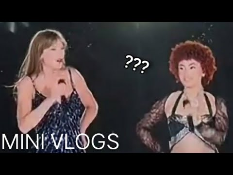 when Ice Spice FORGOT her lyrics with Taylor Swift | Eras Tour Vlogs