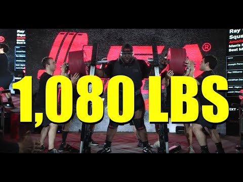 RAY WILLIAMS | 1,080 LBS WORLD RECORD SQUAT | (3/2/2019)