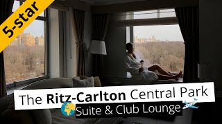 REVIEW: The Ritz-Carlton Central Park Hotel in New York with Suite & Club Lounge