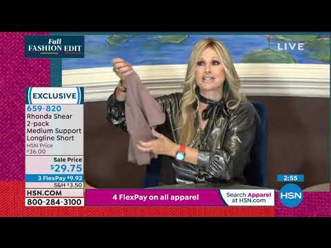 Rhonda Shear 2pack Medium Support Longline Short