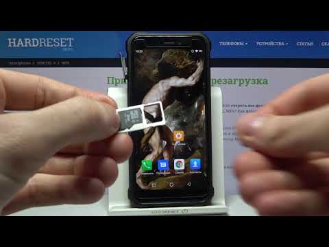 How to insert SIM card and SD memory card into OUKITEL WP5?