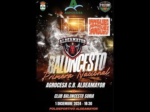 Jornada 9.  AGROCESA C.B. ALDEAMAYOR - CLUB SORIA BALONCESTO