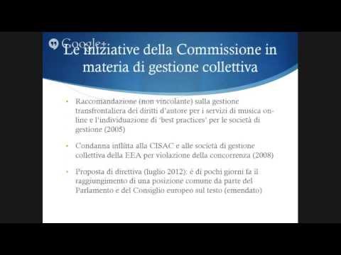 59° Mercoledì di Nexa - Il diritto d'autore nel Mercato Unico Digitale dell'Unione Europea