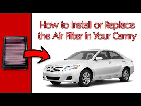 How to Replace the Air Filter in Your Toyota Camry