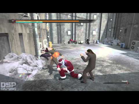 Yakuza 5 playthrough pt62 - Who Would Beat Up Santa?