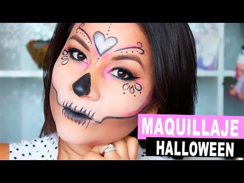 Maquillaje fácil y rápido para Halloween o Día de los Muertos