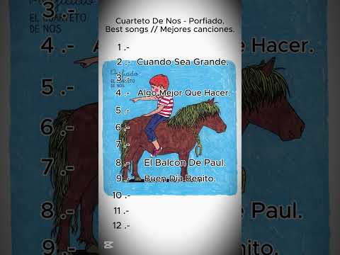 Cuarteto De Nos - Porfiado ( Best songs // Mejores canciones ) #best #cuartetodenos  #rockymetal