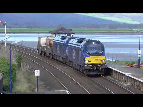 68028/68032 6k73 Sellafield - Crewe flasks, Sat. 18th November 2017