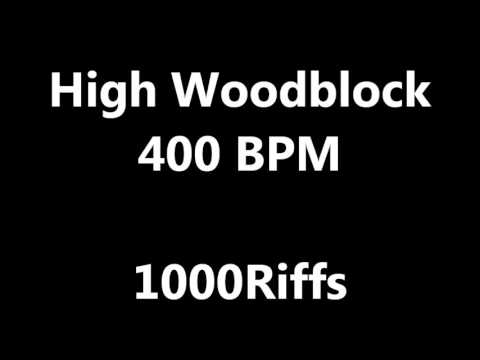 High Woodblock Metronome : 400 BPM - Beats Per Minute