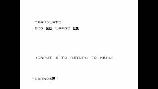 Tutor (Spanish) for the ZX81