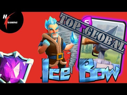300 IQ Play Clash Royale - Back To The Top Global With Xbow Ice Wizard Deck