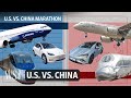 How The U S And China Compete In Planes EVs Chips And More WSJ U S Vs China
