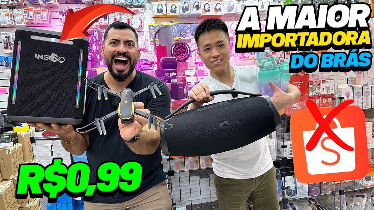 BRÁS SP! O MAIOR FORNECEDOR DE ELETRÔNICOS DO BRÁS + BARATO QUE 25 DE MARÇO ELETRÔNICOS ATACADO PRA.