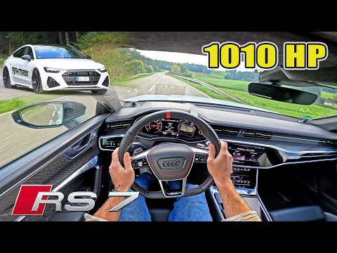 1010HP AUDI RS7 C8 BTM Turbo // INSANE SOUND & POV TEST DRIVE