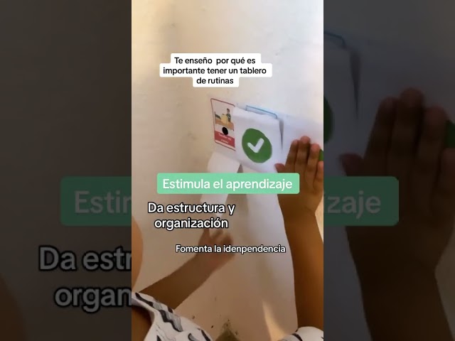 Vídeo relacionado con iPEAU - Cuadro de recompensa infantil con planificación diaria, juego educativo Montessori rutina mañana noche magnética aprendizaje comportamiento, mancha diaria, motivación, autonomía estrellas