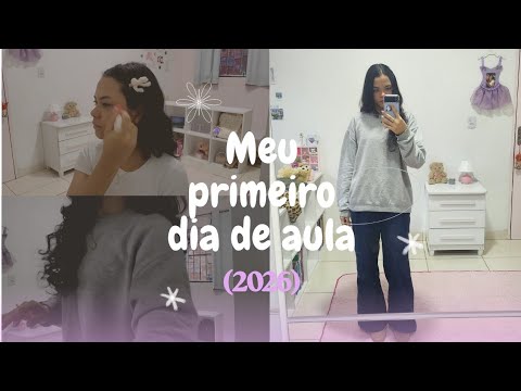 • Arrume-se comigo para o meu primeiro dia de aula em 2026 💜.