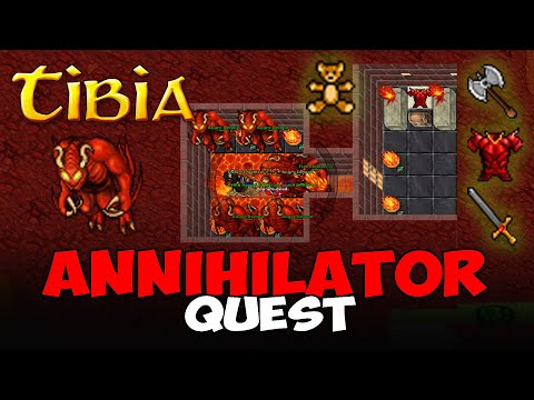 I BLOCKED THE ANNIHILATER! - Tibia - The Annihilator Quest