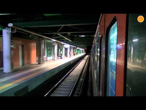 Night Ride on ΗΣΑΠ Train, Thession-Kifissia route, July 2015.