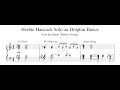 Herbie Hancock Solo on Dolphin Dance - Piano Transcription (Sheet Music in Description)