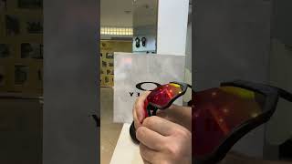 Oakley Flight Jacket trocando lentes