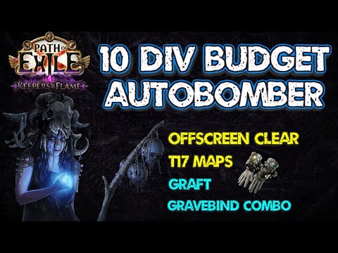 10 Divine Budget Autobomber = T17s and Offscreen Clear - Path of Exile 3.27