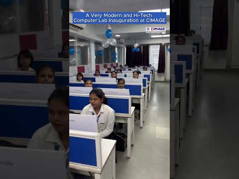 A Very Modern and Hi-Tech Computer Lab Inauguration at Cimage College, Patna #cimage #patna